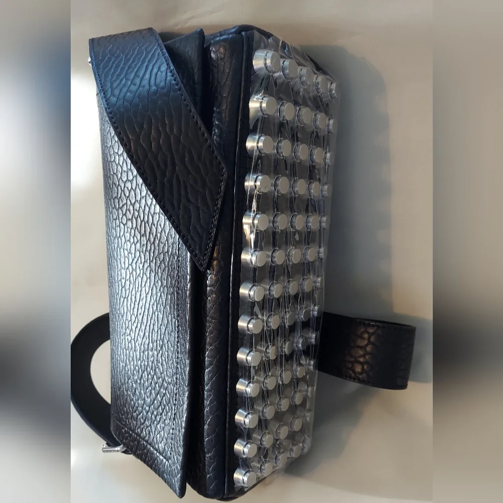 Alexander Wang Ricco Black Textured Leather Bag (Medium) - Picture 9 of 15